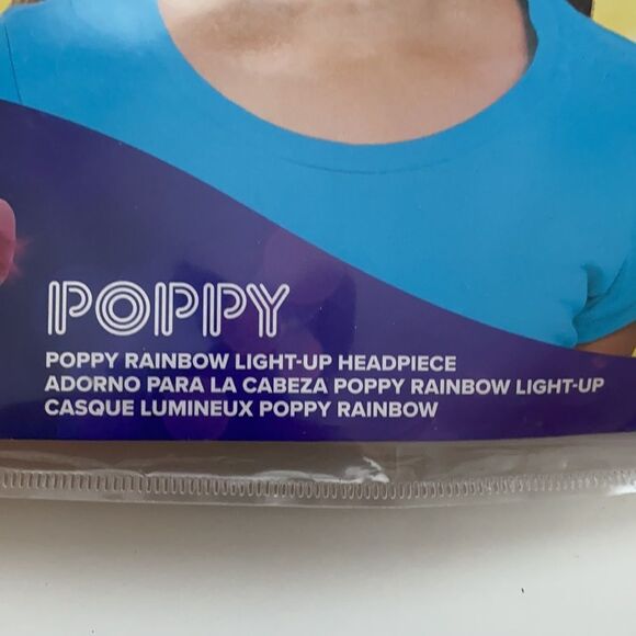 Trolls world tour POPPY RAINBOW LIGHT UP HEADPIECE NE - Picture 5 of 9